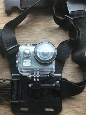 AKaso V50 Elite Action camera with lots of accessories batteries and  charger